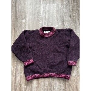Harley of Scotland Wool Cashmere Purple Knit Jumper Sweater Women’s Small
